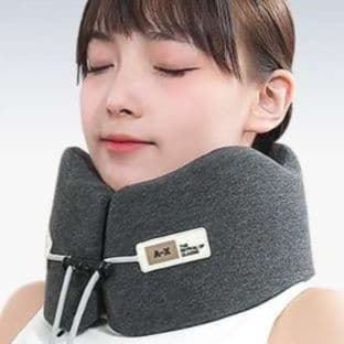 ネックピロー 携帯できる首楽ちゃん支えまくら