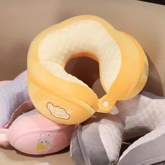 ネックピロー 清涼通気性抜群H型ネックピロー固定式